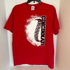 Cincinnati baseball short sleeve red t shirt Adult size L